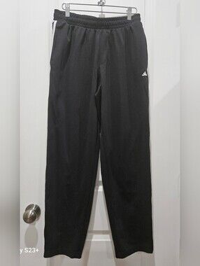 Adidas Black Track Pants with Logo